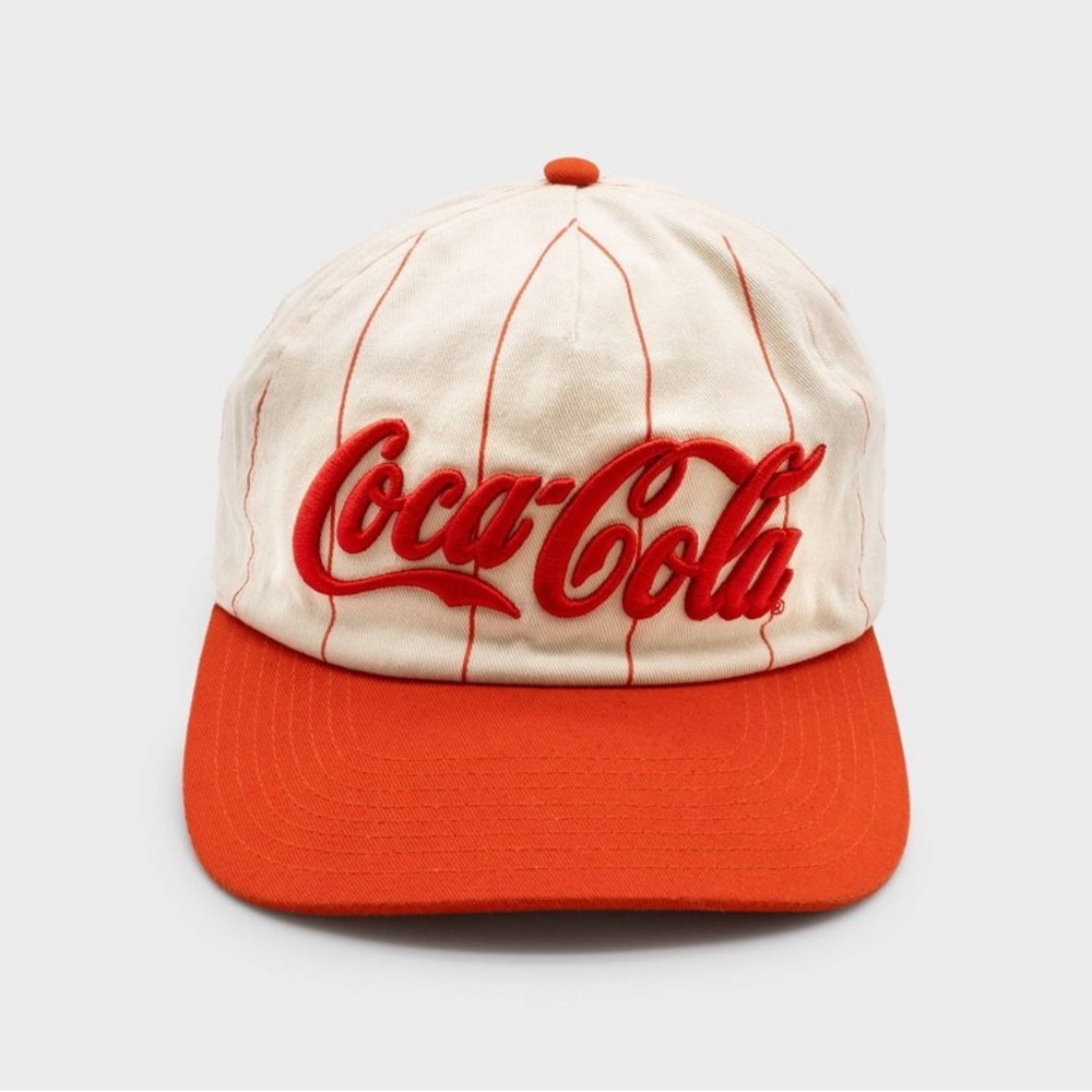 Men’s Coca-Cola Striped Hat - Red